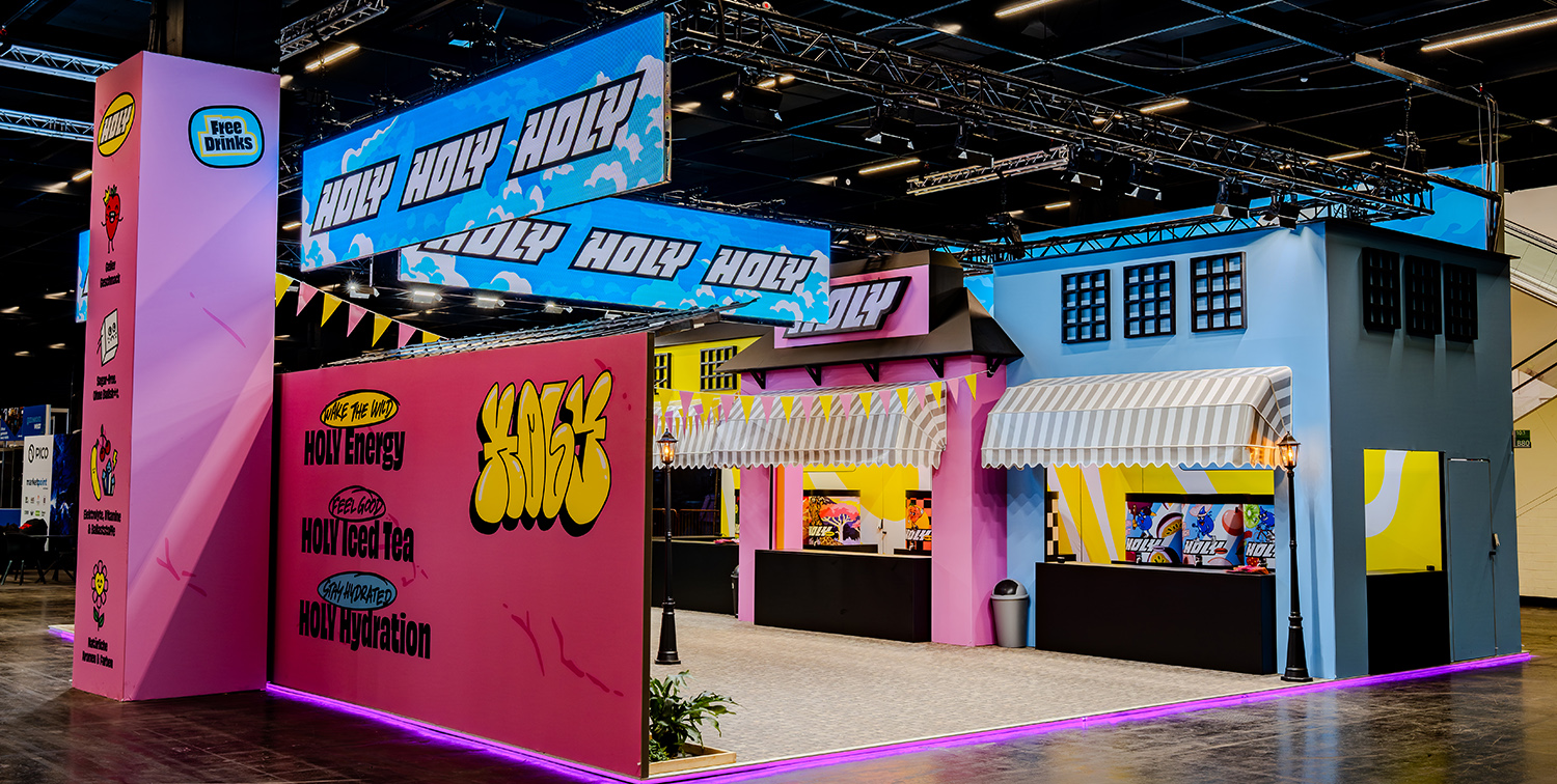 HOLY Messestand auf der gamescom 2026 von rocDesign