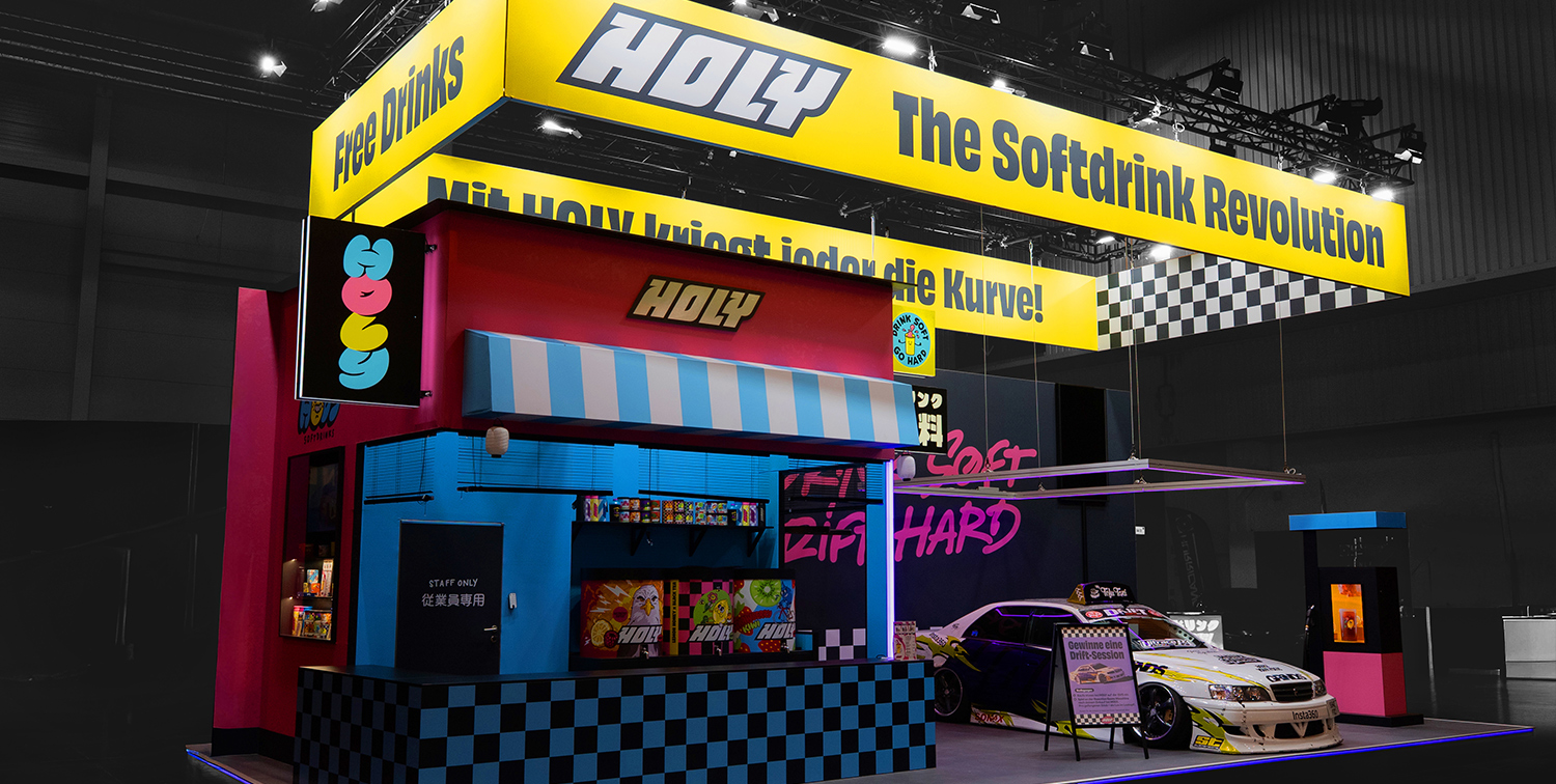 rocDesign - Holy Softdrinks Messestand
