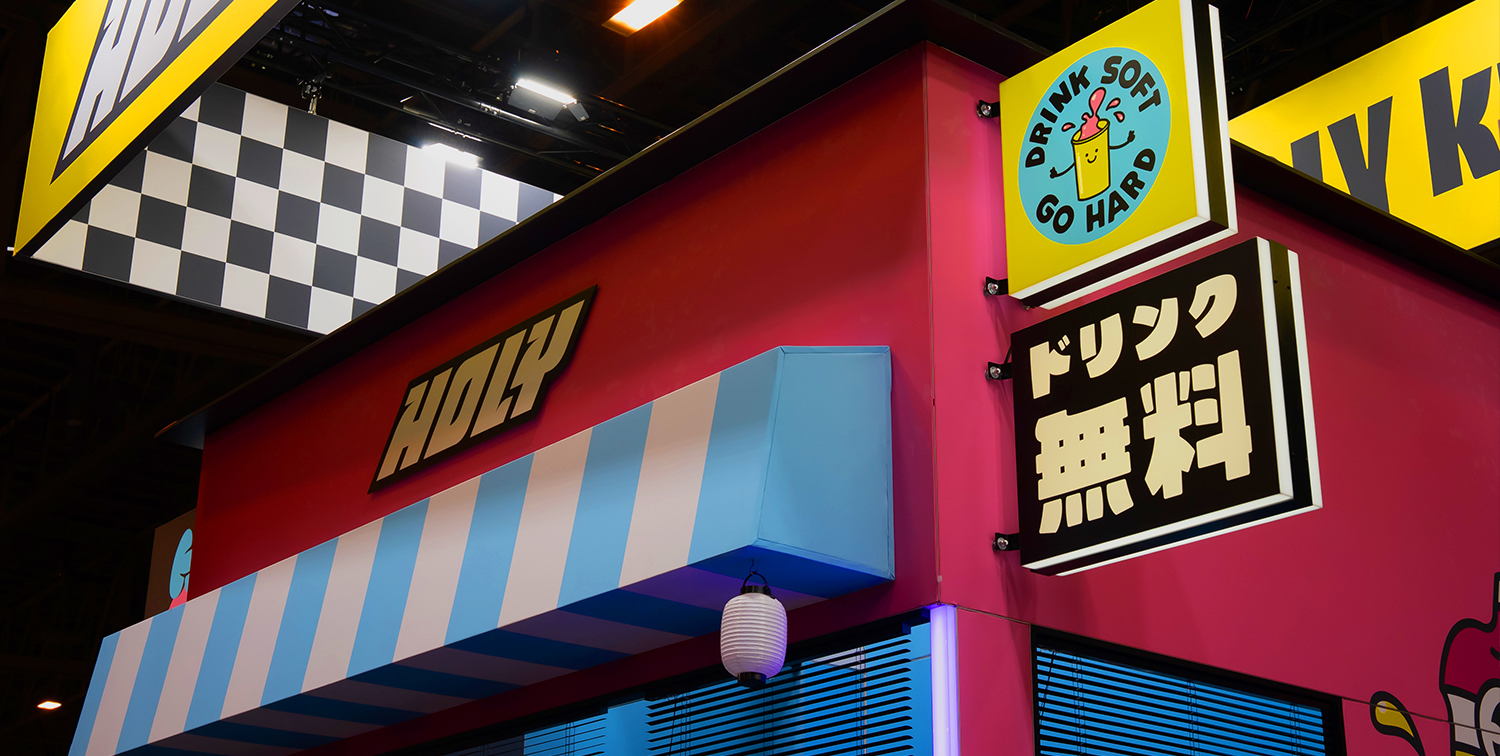 rocDesign - Holy Softdrinks - Essen Motor Show Messestand