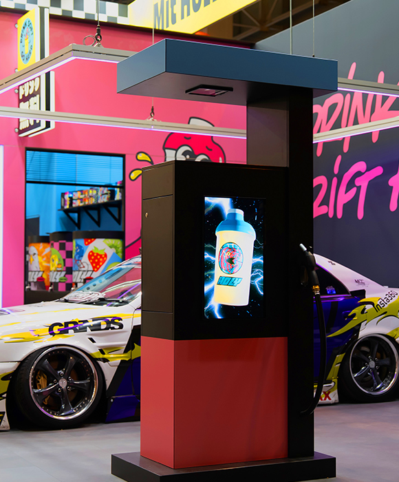 rocDesign - Holy Softdrinks - Essen Motor Show Messestand