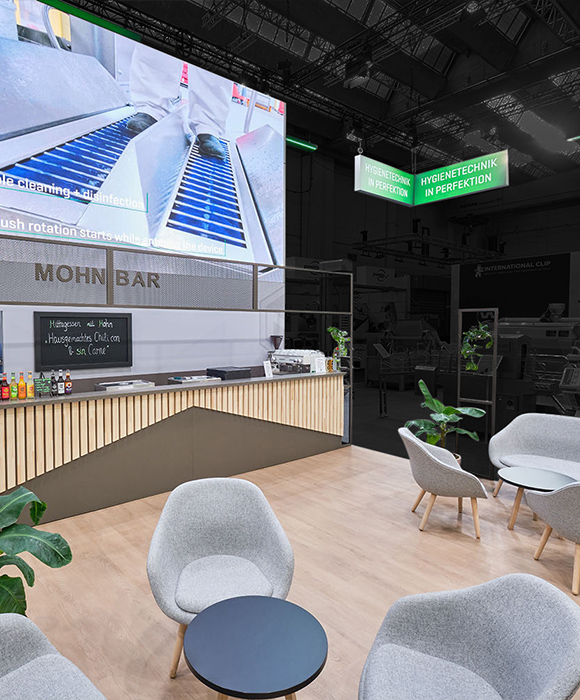 rocDesign Messestand - Mohn auf der IFFA 2025 in Frankfurt