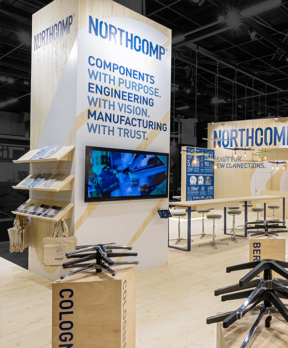 rocDesign - Northcomp interzum 2025 Messestand